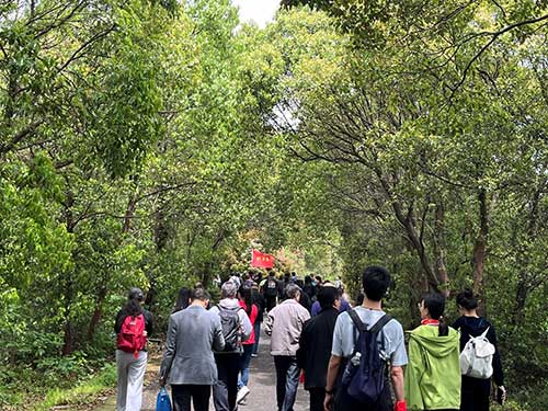 【登山望湖 走進(jìn)春天】上海創(chuàng)力集團(tuán)開展2024年山野徒步活動(dòng)(圖4)